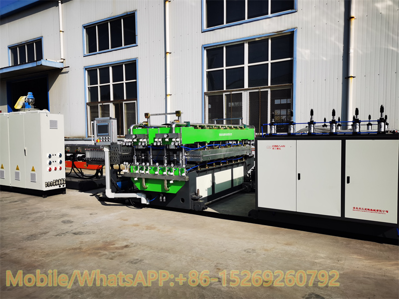 pp corrugated hollow sheet production line